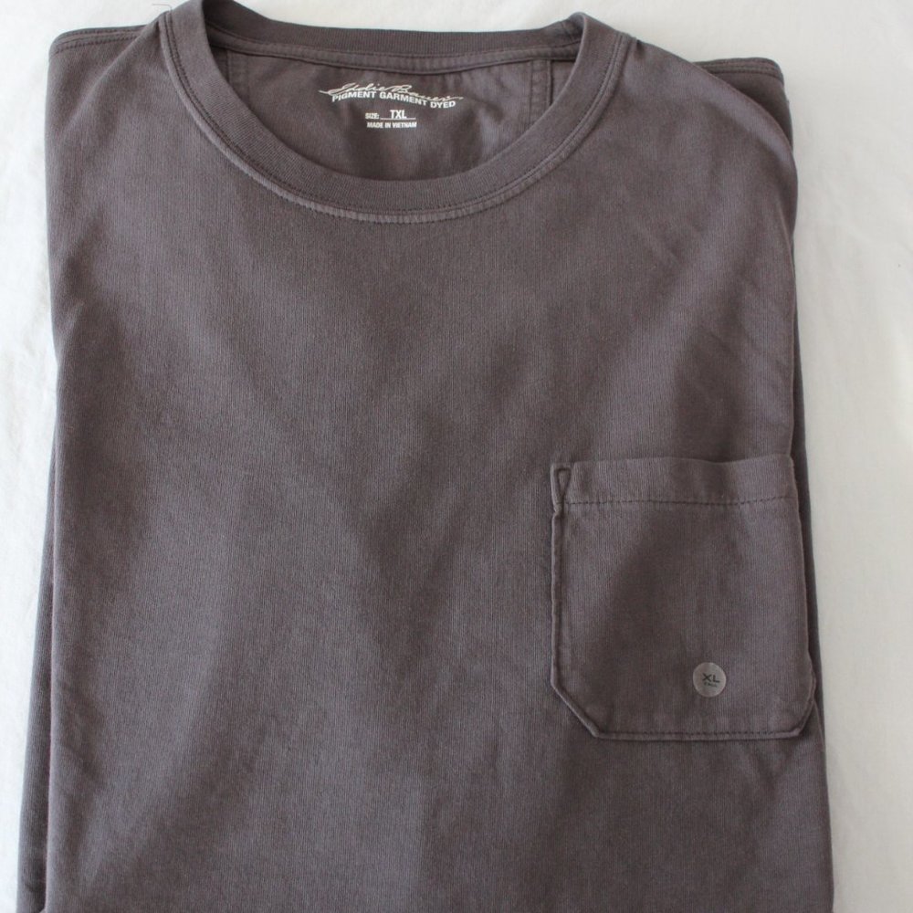 EDDIE BAUER T-SHIRT   GRAY   XL TALL